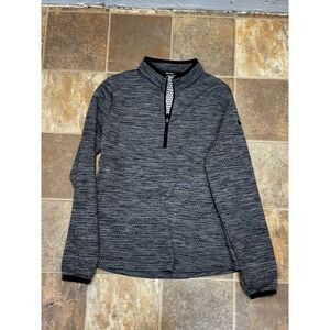 Nike Golf Kids Dri-FIT 1/4 Zip Pullover Grey Space Dye Heather Sweater Large L